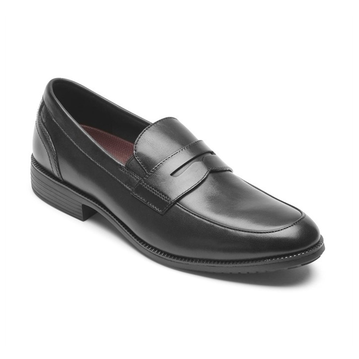 Rockport (Men's 11 M) Total Motion Dressport Penny Loafers In Black - $135